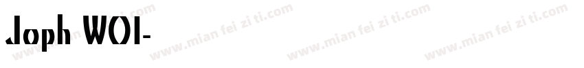 Joph W01字体转换